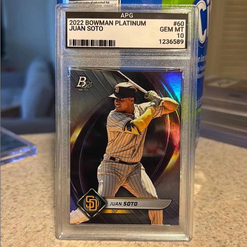2022 Bowman Platinum Juan Soto APG Gem Mint 10